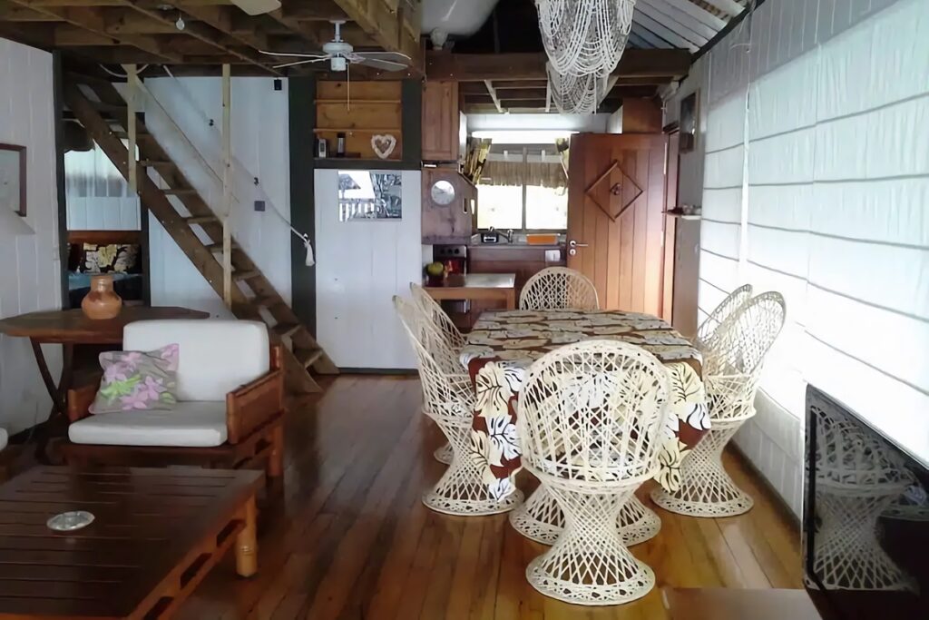 intérieur du bungalow