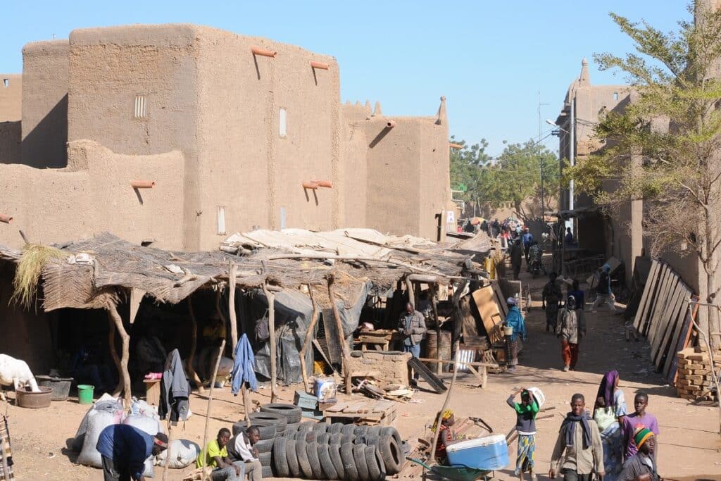 maisons de boue à Djenné