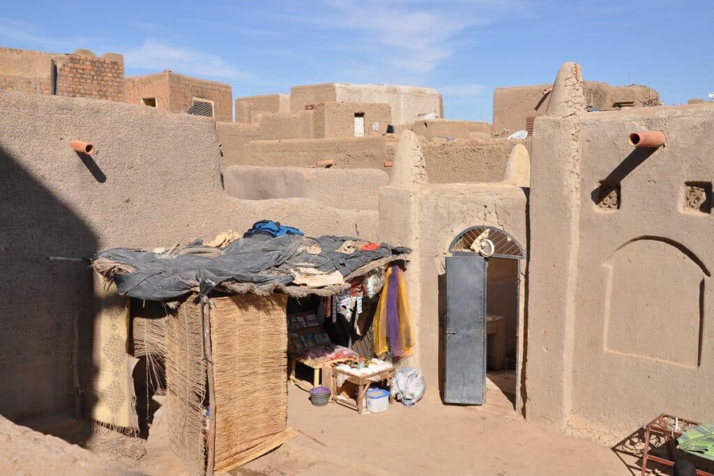 maisons centre de Djenné