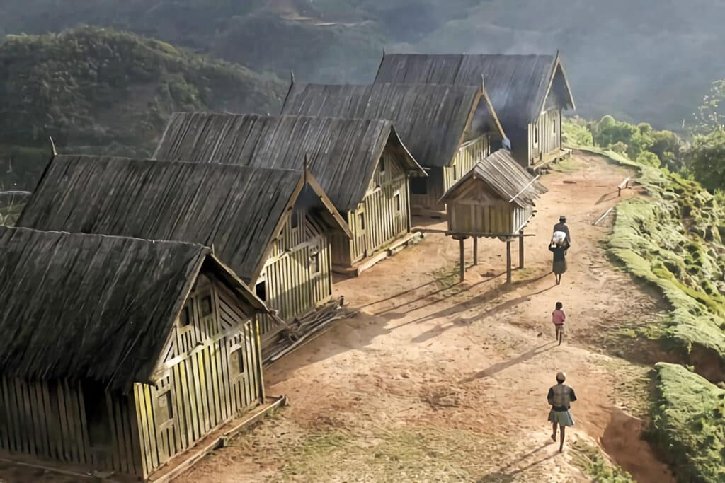 maisons en bois Zafimaniry