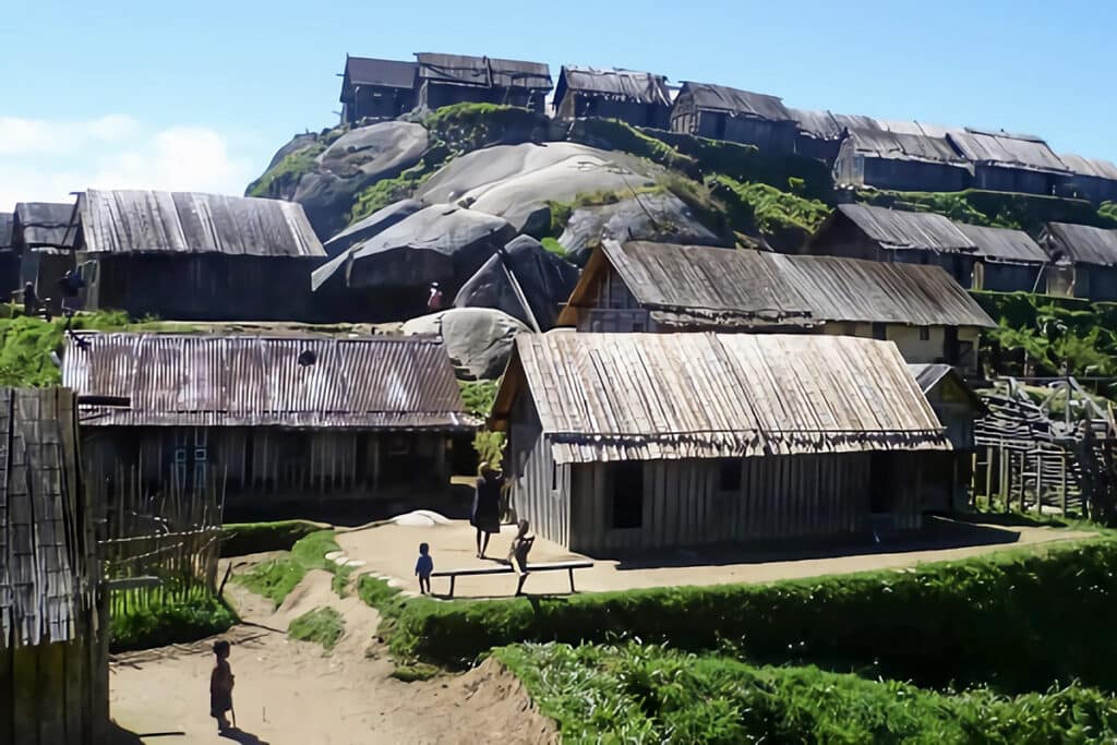 maisons en bois Zafimaniry