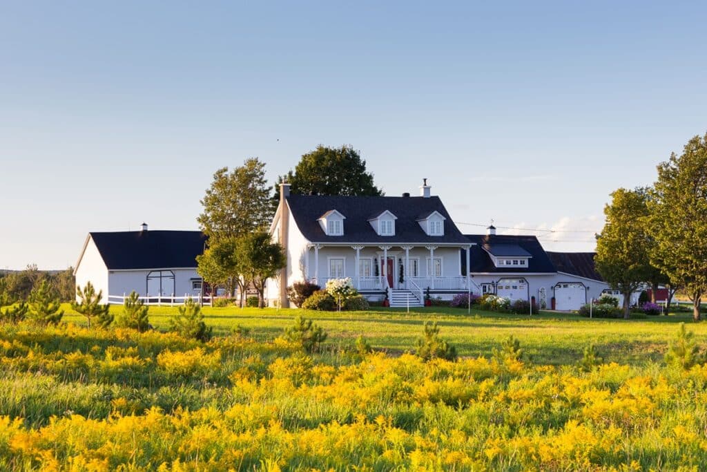 maison de campagne au Canada