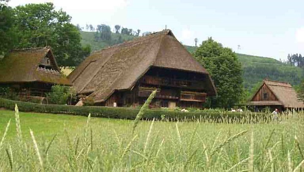 La ferme de Vogtsbauernhof dans le musée en plein air