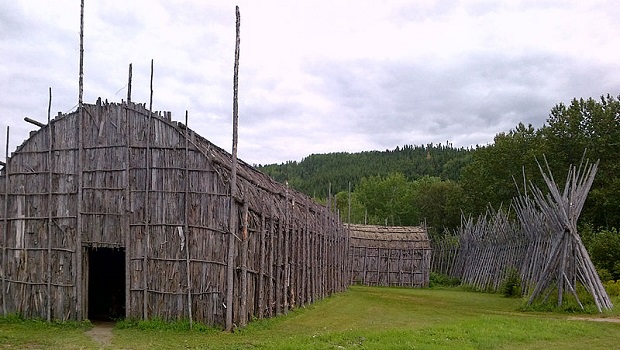 maison longue des iroquois