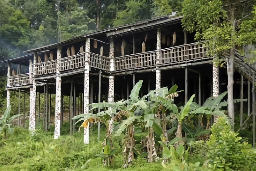 maison longue en Malaisie