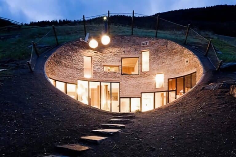 maison souterraine en Suisse