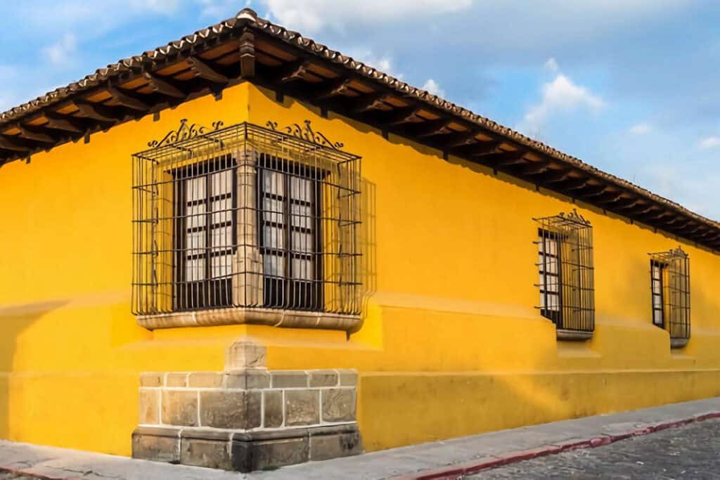 maison coloniale d'Antigua au Guatemala