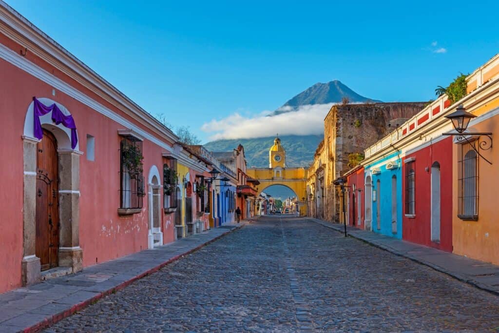 rue d'Antigua au Guatemala