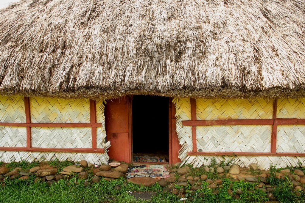 façade hutte de Navala