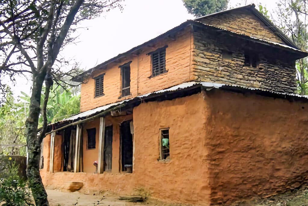 masion rurale au Népal