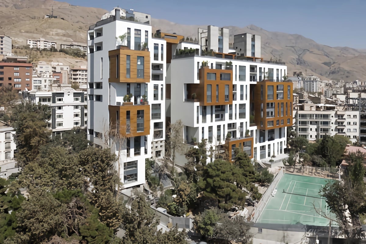 immeuble moderne à Teharan