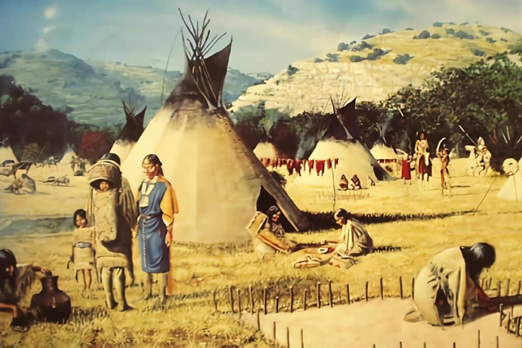 camp de tipis