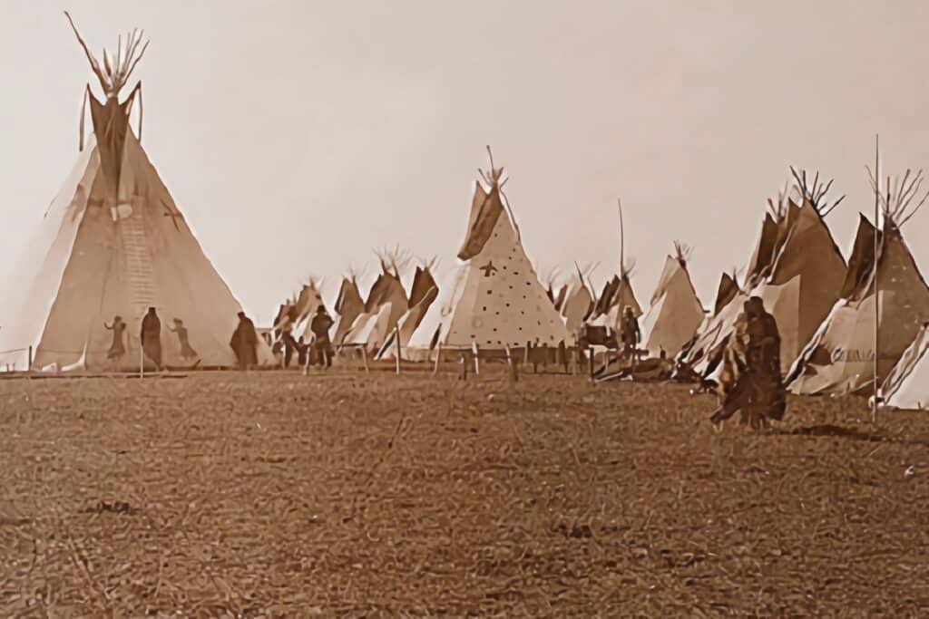 camp de tipis
