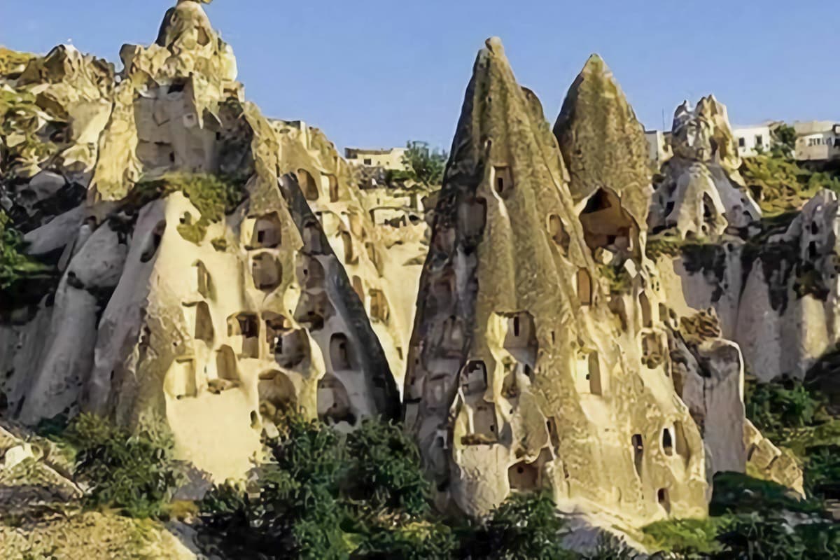 maisons troglodytes à Göreme