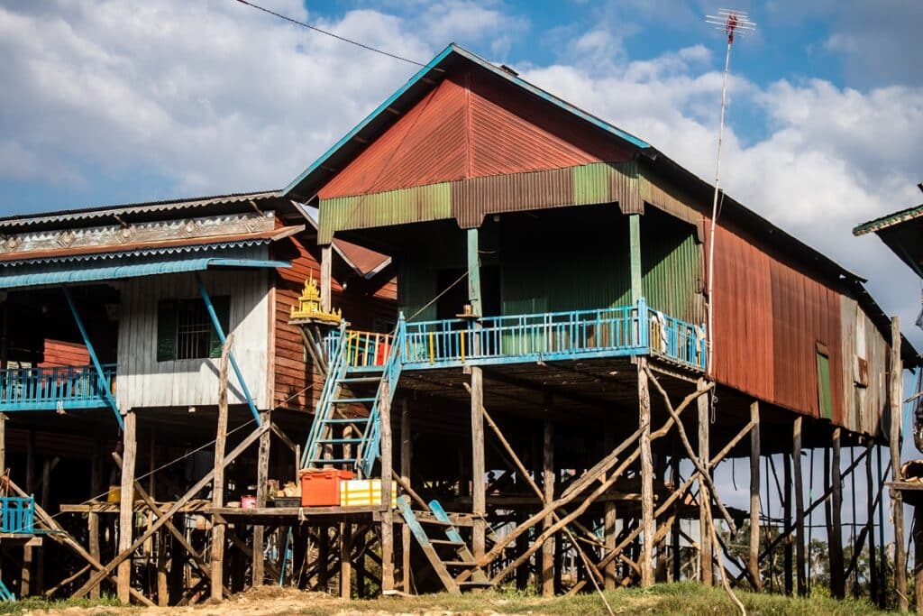 Kompong Phluk maison sur pilotis