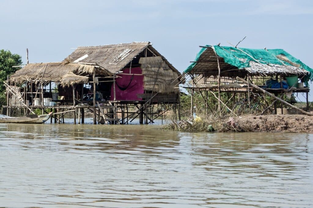 Kompong Phluk maisons sur pilotis