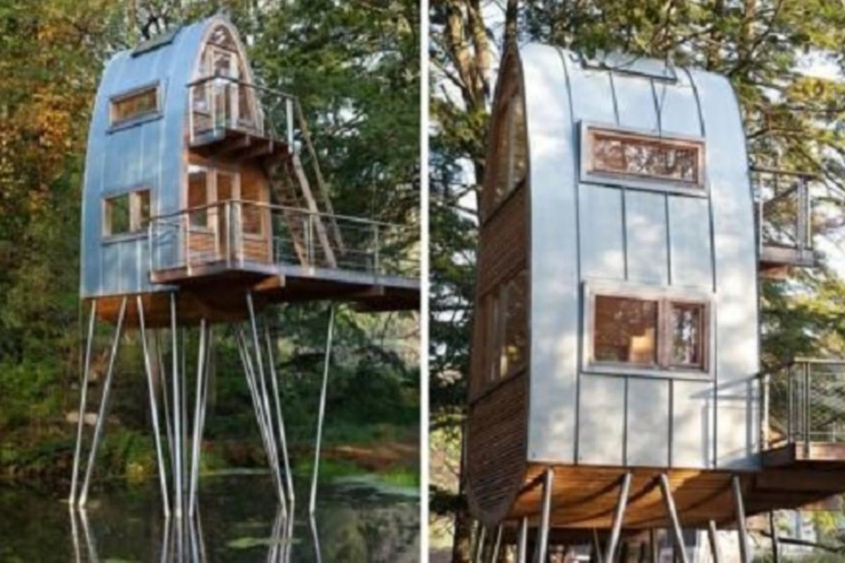 belle cabane sur pilotis