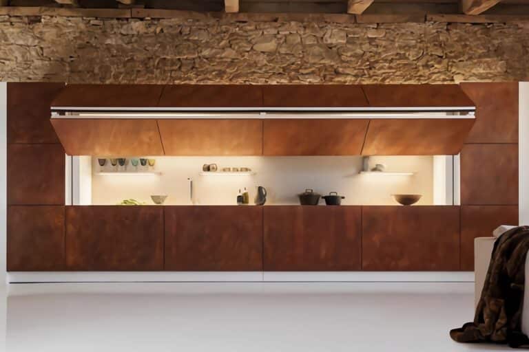 Une cuisine cachée super moderne