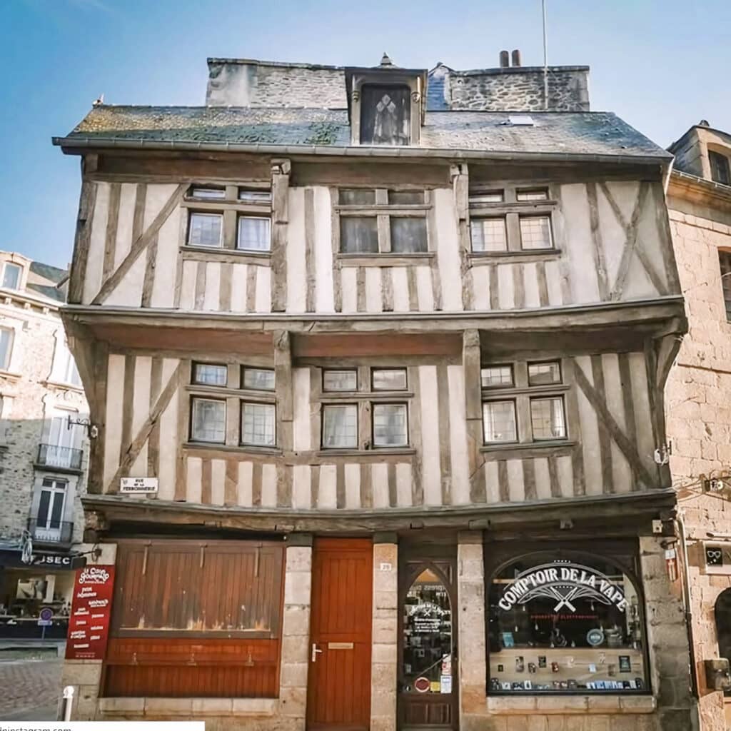 belle maison à pans de bois dinanaise