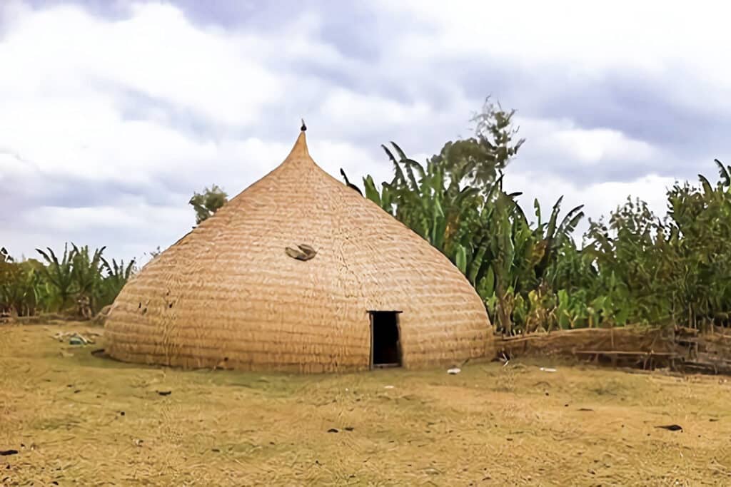 La hutte du peuple Sidama