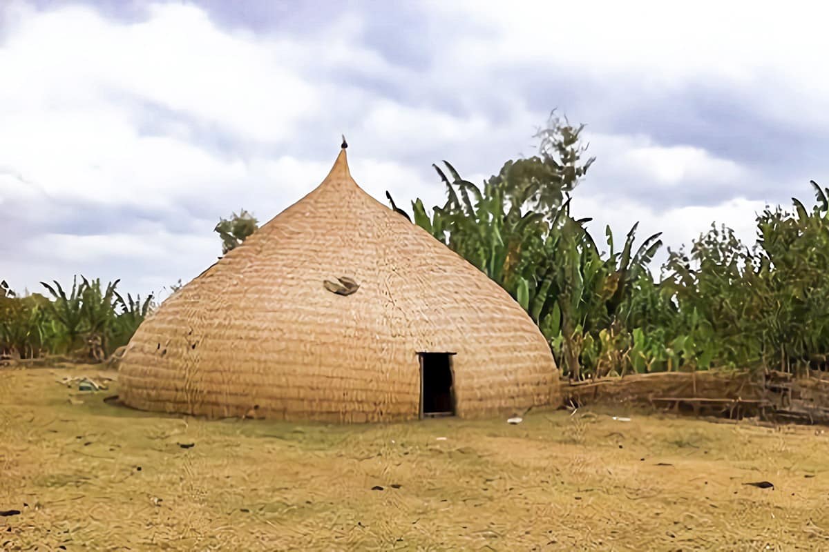 La hutte du peuple Sidama