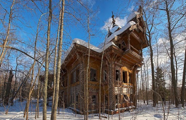 maison en bois russie