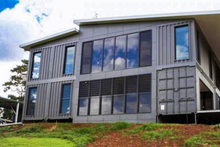 Une maison container de luxe avec des finitions haut de gamme