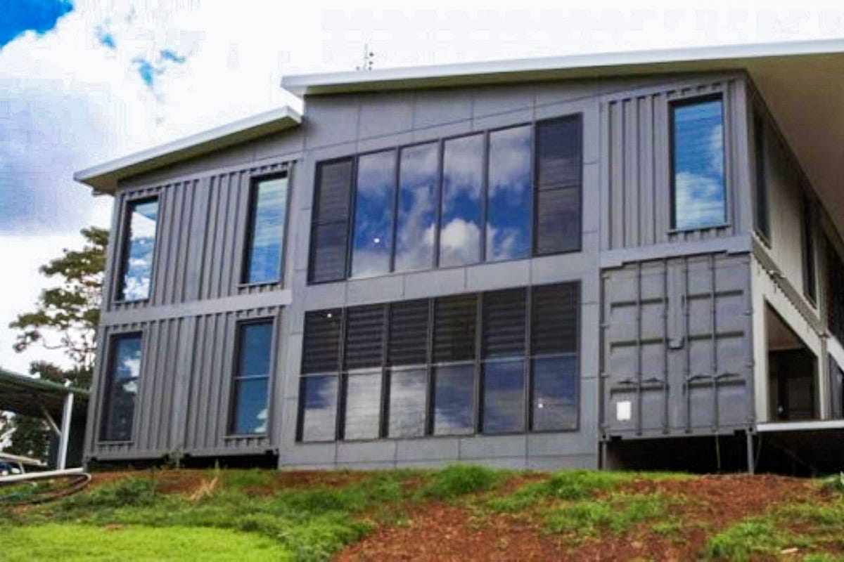 Une maison container de luxe avec des finitions haut de gamme