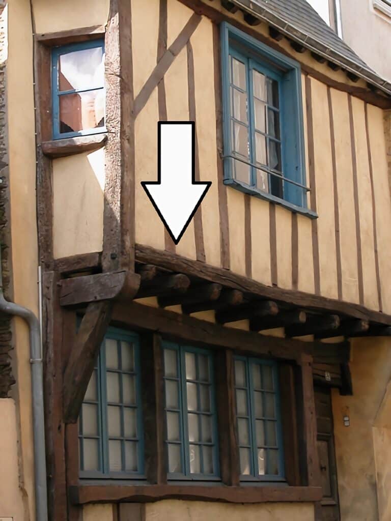 maison à colombages traditionnelles normande