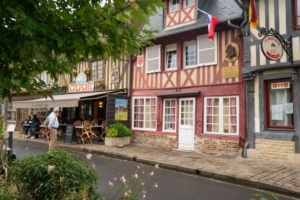 maison à colombages à Beuvron en auge
