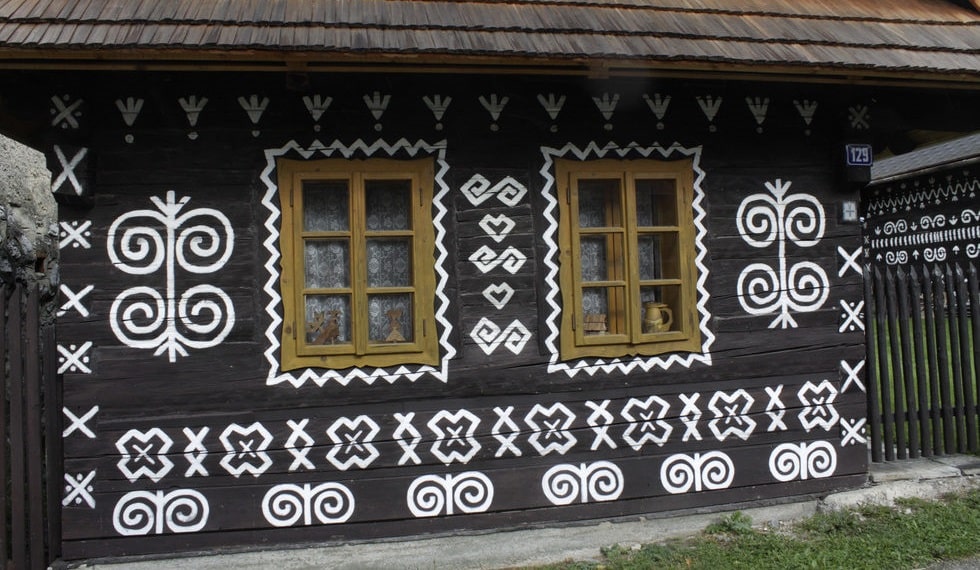 maisons peintes de Čičmany