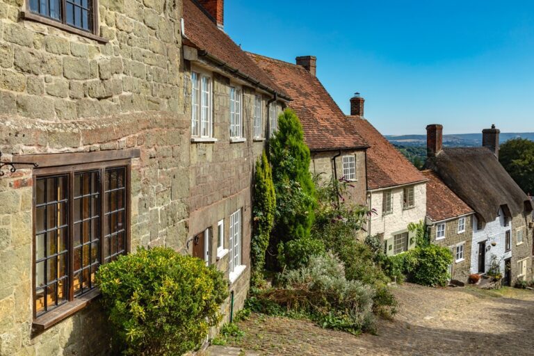 la rue Gold Hill à Shaftesbury