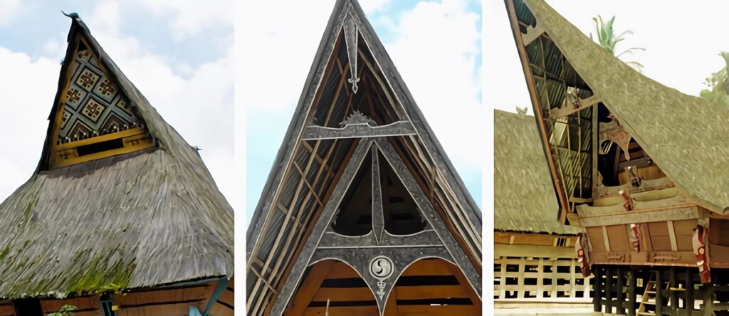 rumah karo toitures