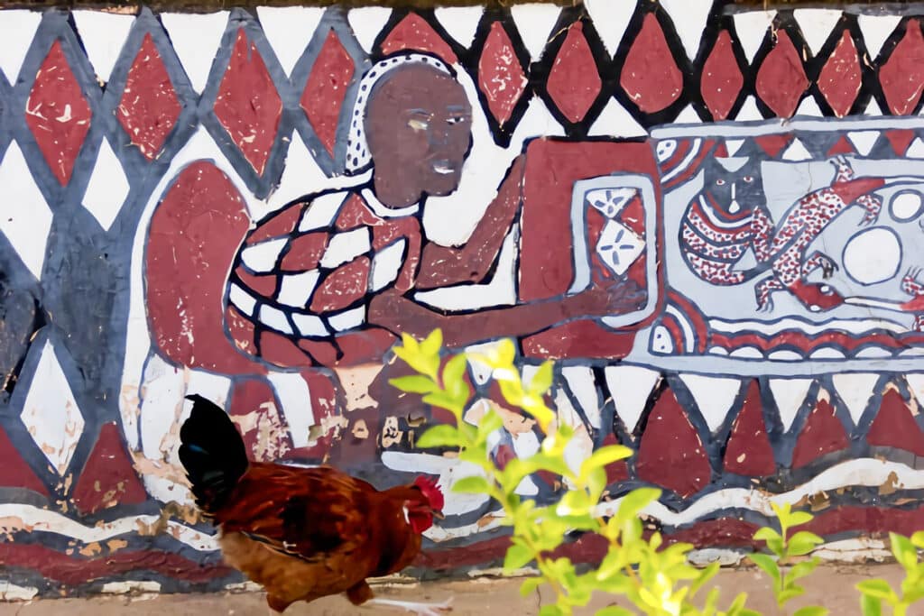 art mural gourounsi