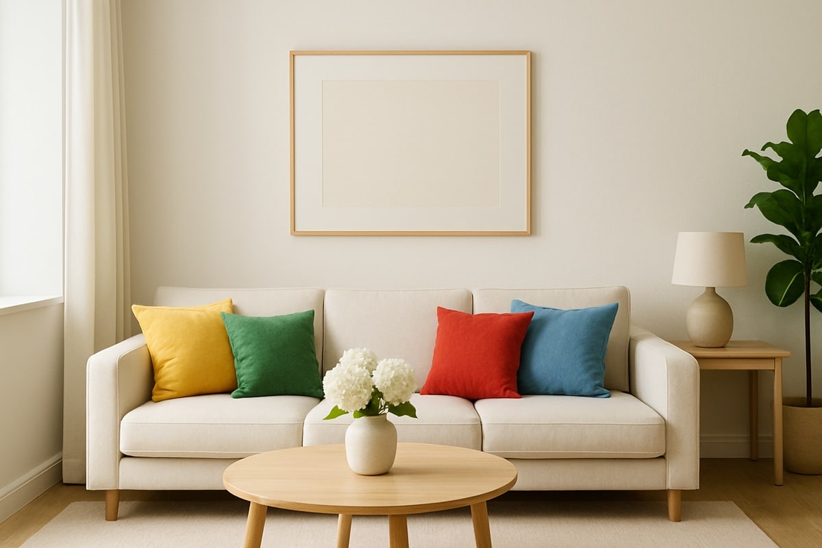 Comment ajouter une touche de couleur dans votre salon