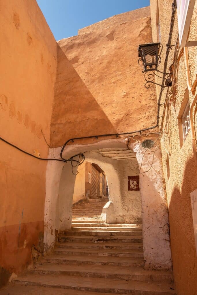 escalier dans Beni Isguen