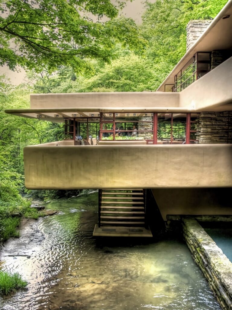 la maisons sur la cascade