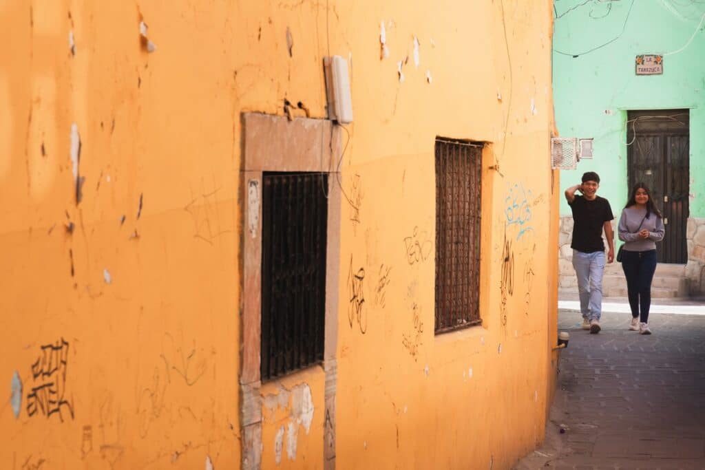 maison colorée à Guanajuato
