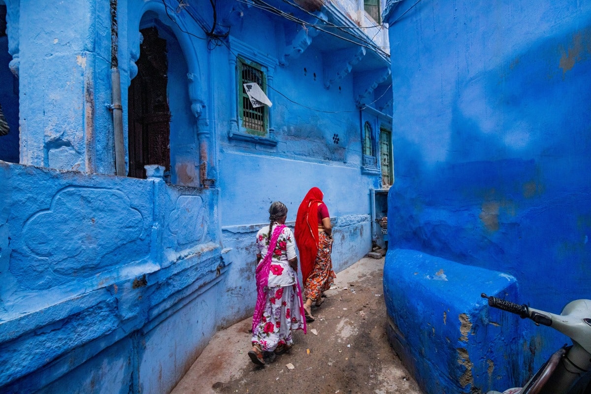 maisons bleues à Jodhpur