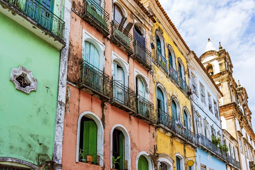 façades colorées de Pelourinho