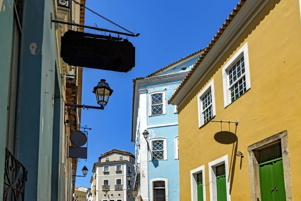Pelourinho maisons colorées