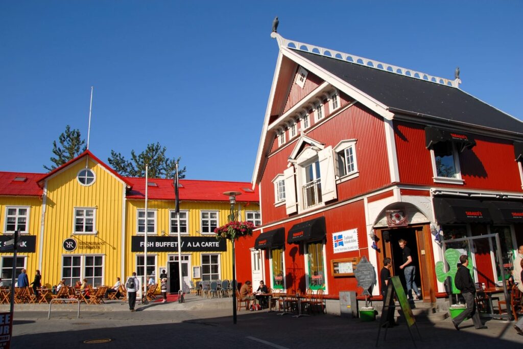 bâtiments colorées de Reykjavik