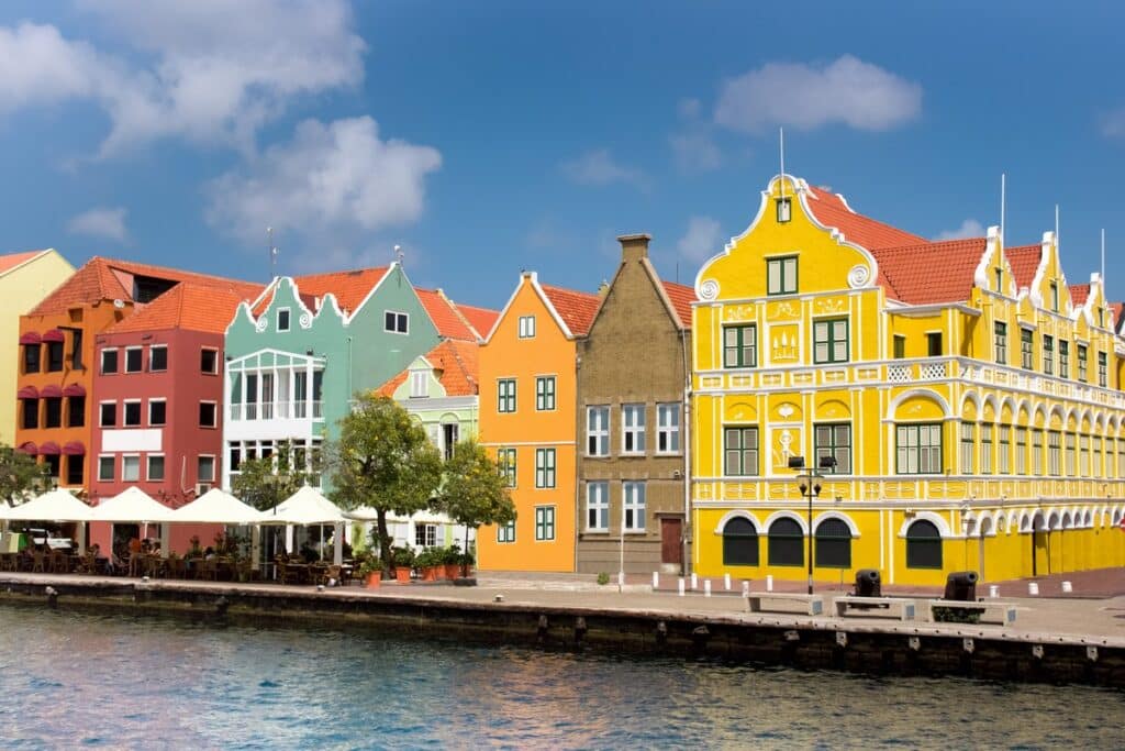 maisons colorées de Willemstad