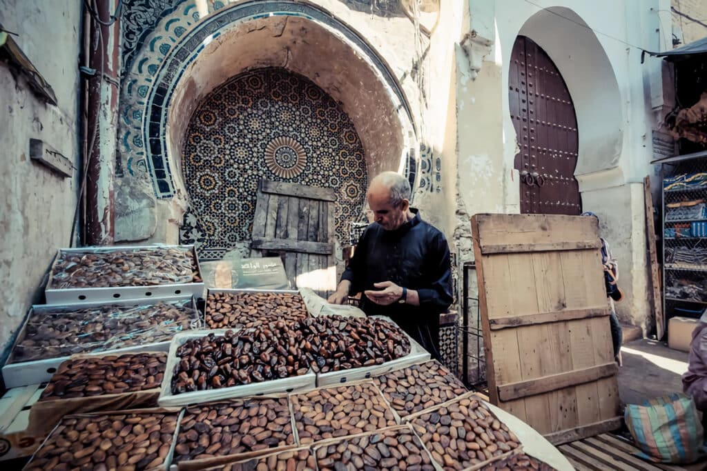 porte dans la médina de Fès