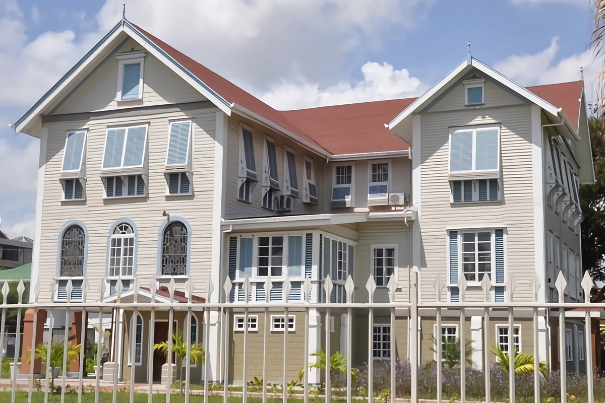 Les maisons coloniales rénovées de Georgetown au Guyana