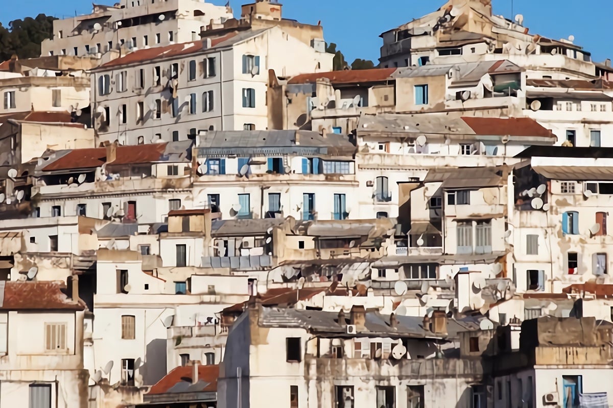 vieilles maisons de la casbah d'alger