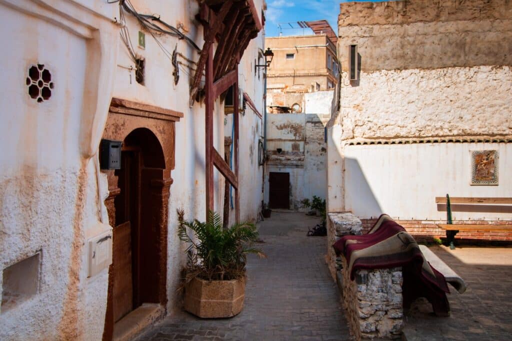 ruelle et maisons de la casbah d'alger