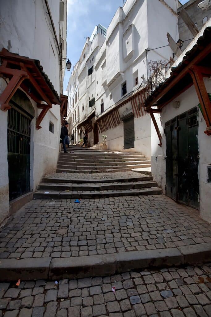 ruelle dans la casbah d'alger