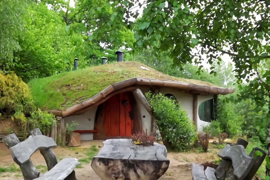 belle maison de style hobbit