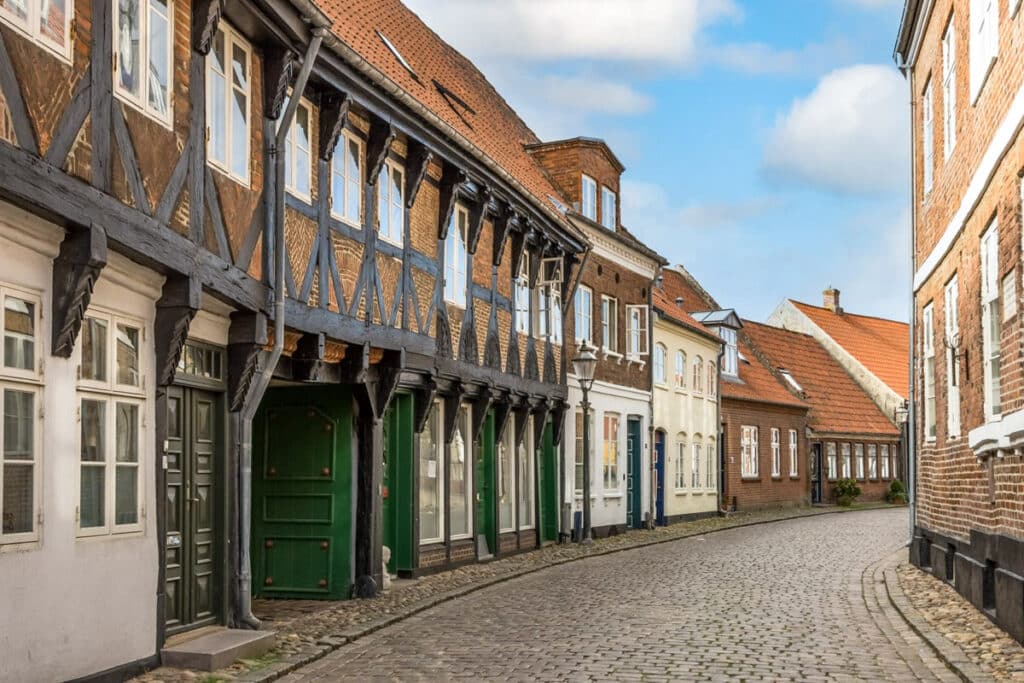 maisons à colombages à Ribe